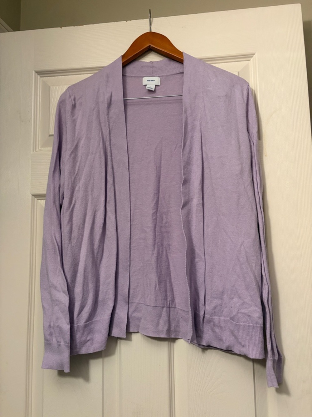 Old Navy Lavender Open-Front Lightweight Cardigan